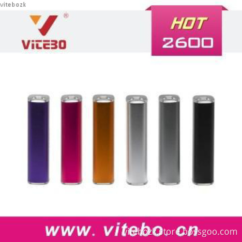 External Power Bank with Rainbow colors 2600mAh